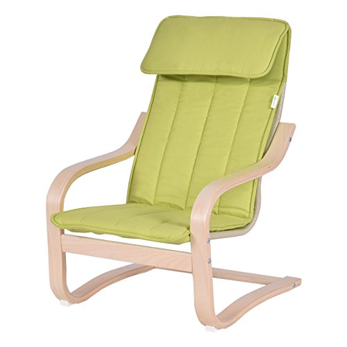 COSTWAY Kids Armchair Children Leisure Lounge Wood Home Furniture Kiddie (Green)