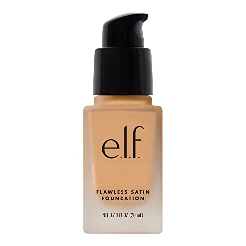 e.l.f. Flawless Finish Foundation | Lightweight, Medium Coverage & Semi-Matte | Nude | 0.68 Fl Oz (20mL) (Packaging may vary)