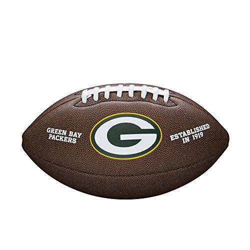 NFL Team Logo Composite Football, Official - Green Bay Packers