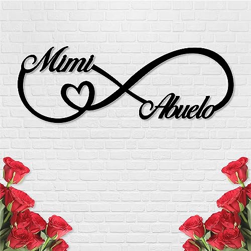 Personalized Infinity Symbol, Metal Love Sign, Custom Family Name Established Date, Metal Wall Art Decor, Valentine'S Day Gift For Her, Personalized Anniversary Wedding Engagement Gift For Couple