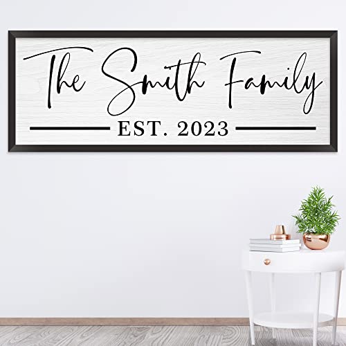 Personalized Last Name Wood Sign, Personalized Family Name Sign, Personalized Wedding Gift, Housewarming Gift, Established Wood Sign, Custom Family Name Established Sign