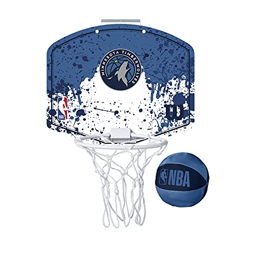 WILSON NBA Team Mini Basketball Hoop - Minnesota Timberwolves