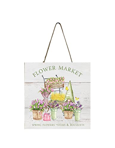 Flower Market Spring Flowers Mini Sign