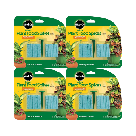 Miracle-Gro Indoor Plant Food Spikes, 2.2 Oz - 48 Spikes