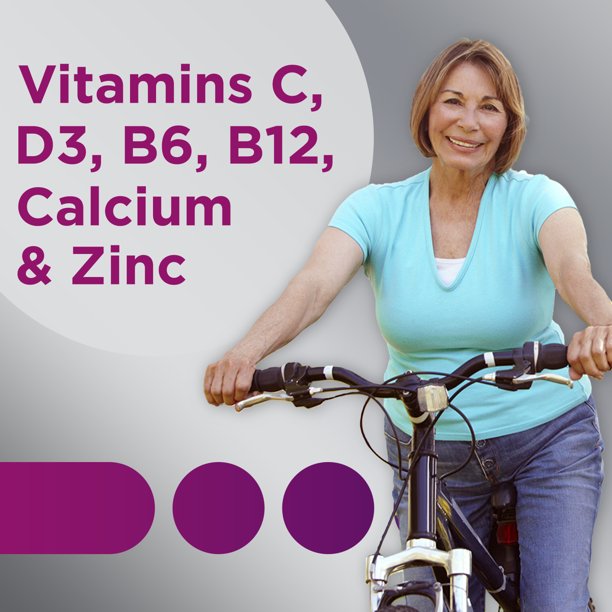 Centrum Silver Multivitamin for Women 50 Plus, Multivitamin Supplement with Vitamin D3, B Vitamins, Calcium and Antioxidants, Gluten Free, 200 Count