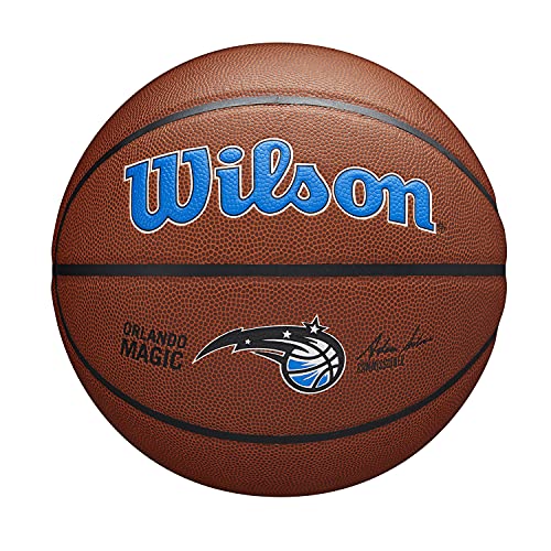 WILSON NBA Team Alliance Basketball - Size 7 - 29.5", Orlando Magic