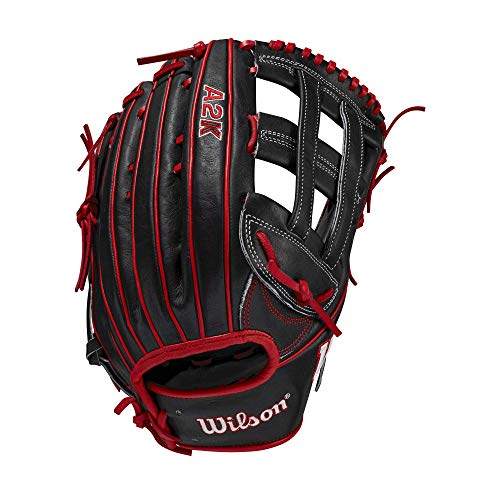 WILSON A2K Juan Soto Game Model 12.75" Baseball Outfield Glove - Right Hand Throw, Black/Red