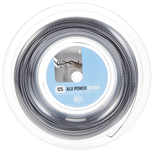 Luxilon ALU Power Rough 130 Tennis String - Set, Grey