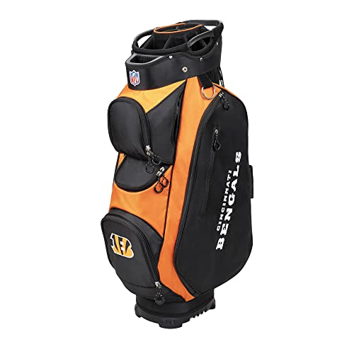 Wilson NFL Golf Bag - Cart, Cincinnati, Orange, 2020 Model