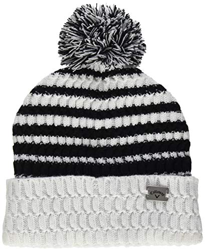 Callaway Golf 2020 Pom Pom Beanie (White, Men's)