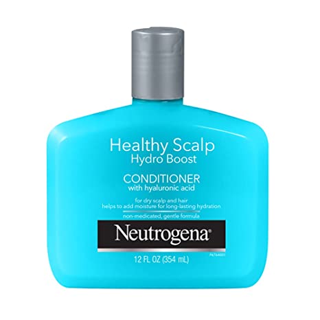 Neutrogena Moisturizing Healthy Scalp Hydro Boost Conditioner for Dry Hair and Scalp, with Hydrating Hyaluronic Acid, pH-Balanced, Paraben & Phthalate-Free, Color-Safe, 12 fl oz