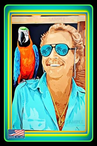 WORLD'S GREATEST SIGNS! RIP JIMMY BUFFETT TRIBUTE SIGN! 8"x12" Metal Made In The USA! Tiki Bar Island Time Beach Pool Hot Tub Happy Hour Last Call Decor Fins Up Bubbles Up