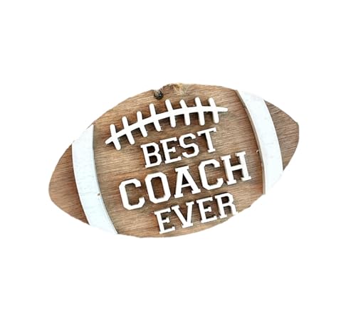 Best Coach Ever Ornament, Football Coach Ornament, Personalized Gift for Coaches, Appreciation and End of Season Gifts