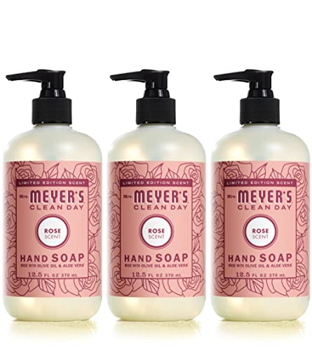 MRS. MEYER'S CLEAN DAY Liquid hand Soap Rose, 12.5 OZ