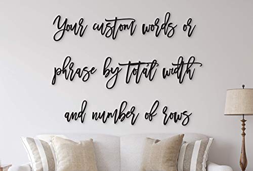 Custom Wood Word Signs, Phrase & Custom Quotes for wall decor, Do it yourself projects