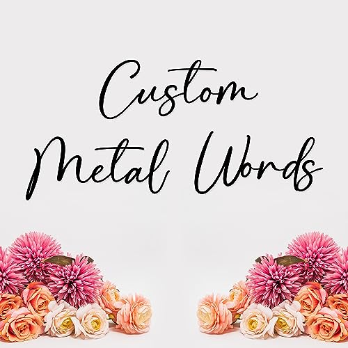 Custom Metal Sign, Personalized Name Signs, Metal Wall Art, Custom Signs Outdoor Metal, Word Metal Last Name Sign, Family Name Sign, Personalized Metal WordSign, Nursery Name Sign, Wedding Gift