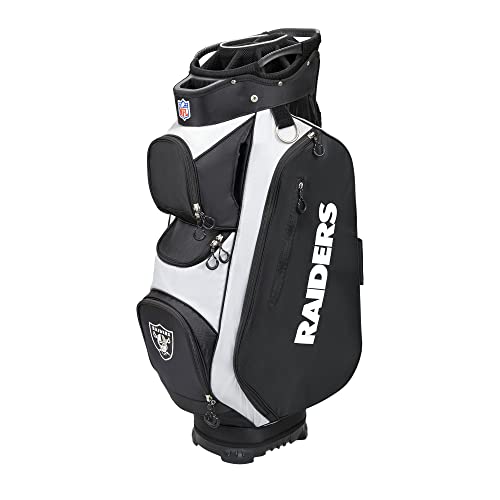 WILSON NFL Golf Bag - Cart, Las Vegas Black, 2020 Model