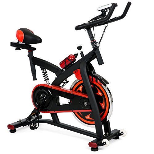 Best Choice Products Exercise Bike Health Fitness Indoor Cycling Bicycle Cardio Workout W/ LCD Screen
