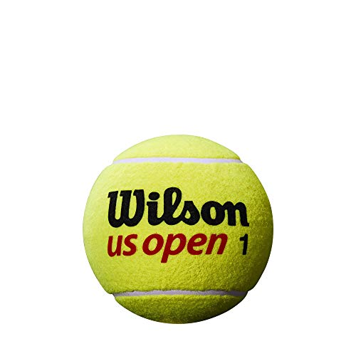 WILSON US Open Jumbo Tennis Balls - 5", Yellow, Deflated