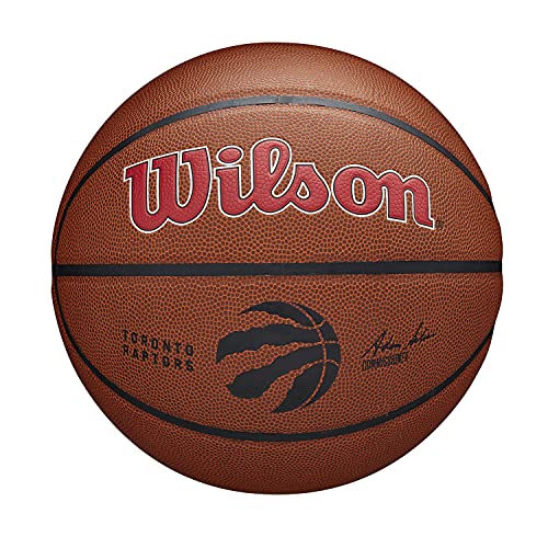 WILSON NBA Team Alliance Basketball - Size 7 - 29.5", Toronto Raptors