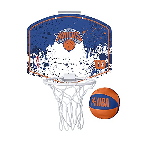 WILSON NBA Team Mini Basketball Hoop - New York Knicks