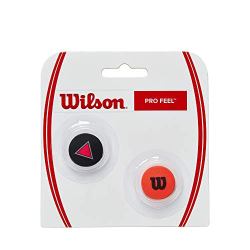 WILSON unisex adult Pro Feel Clash dampener, Red, 2 US