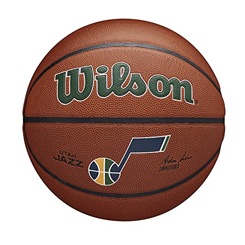 WILSON NBA Team Alliance Basketball - Size 7 - 29.5", Utah Jazz