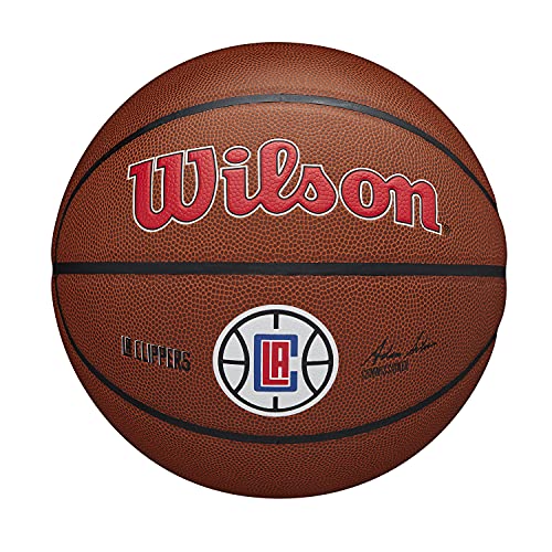 WILSON NBA Team Alliance Basketball - Size 7 - 29.5", Los Angeles Clippers