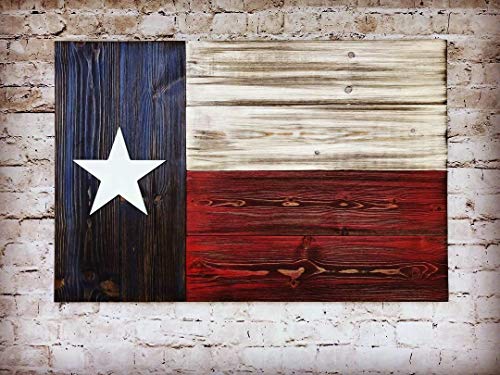 Texas Wooden Flag, Wooden Texas Flag Wall Decor, Texas State Flag On Wood Wall Art, Texas Flag Decor, Rustic Wood Texas Flag, USA Wooden