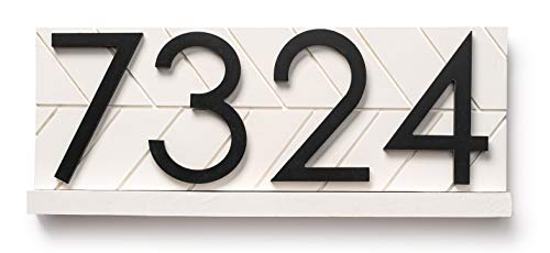 Towson Modern Address Plaque for Outside, Address Sign, Address Numbers for your Yard, Waterproof, Customize for Addresses with 1 to 5 Numbers