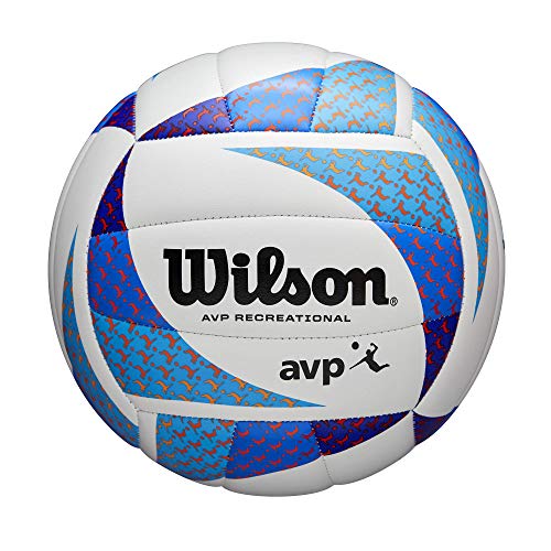 Wilson AVP Style Volleyball, Blue/White