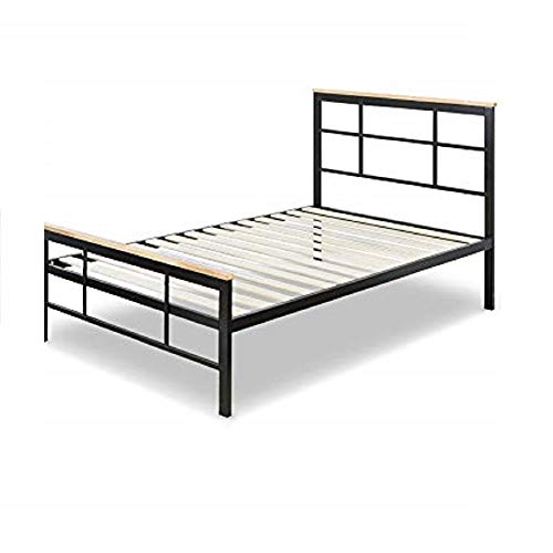 Zinus Marcia Urban Metal and Wood Platform Bed, Full