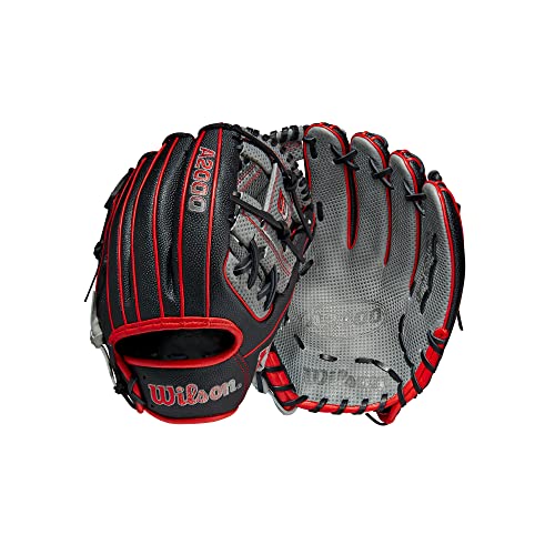 WILSON 2023 A2000® SC1975SS 11.75” Infield Baseball Glove - Right Hand Throw, Black/Grey/Red