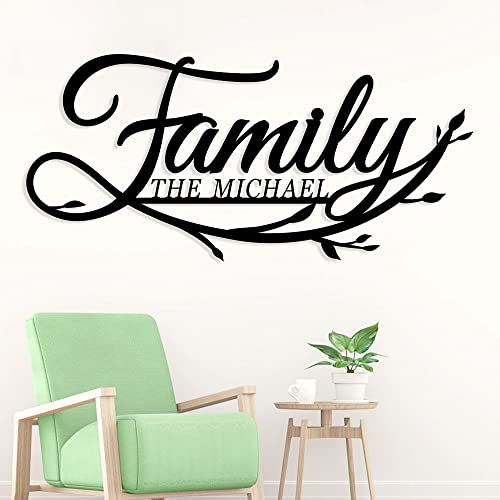 Family Name Sign, Personalized Last Name Metal Sign, Custom Metal Sign, Family Signs for Home Decor Wall, Monogram Wall Decor, Personalized Family Signs, Custom Signs Outdoor Metal, Housewarming Gift