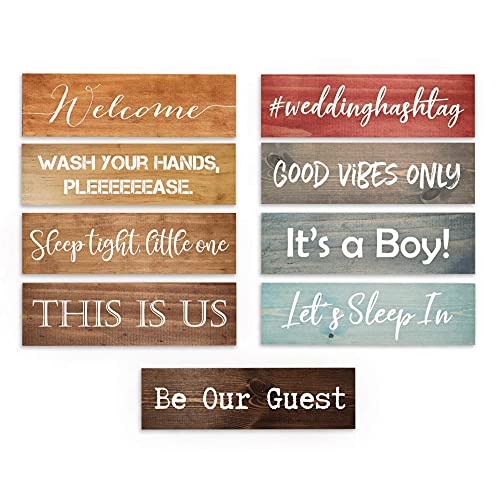 Custom Wood Signs Personalized | Farmhouse Decor | Personalized Signs | Personalized Rustic Wood Signs | Father's Day Gift | Custom Sign | Great Custom Gift for Him or Her | Ready to Hang!