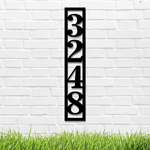 Address Plaques for Outside Vertical House Number House Numbers for Outside Address Numbers for Houses Metal Address Signs for Houses Modern House Numbers Address Plaques for House Numbers