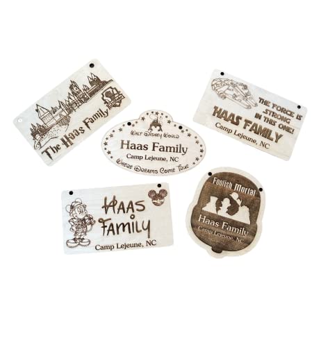 Personalized Theme Park Inspired Stroller ID Tags - Name Plates (Cast Member)