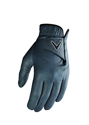 Callaway Golf Opti Color Men's Golf Glove (Worn on Left Hand, Medium, Charcoal, Single Glove)