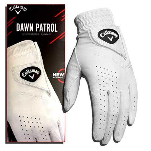 Callaway Dawn Patrol Glove (Left Hand, Large, Men's) , White
