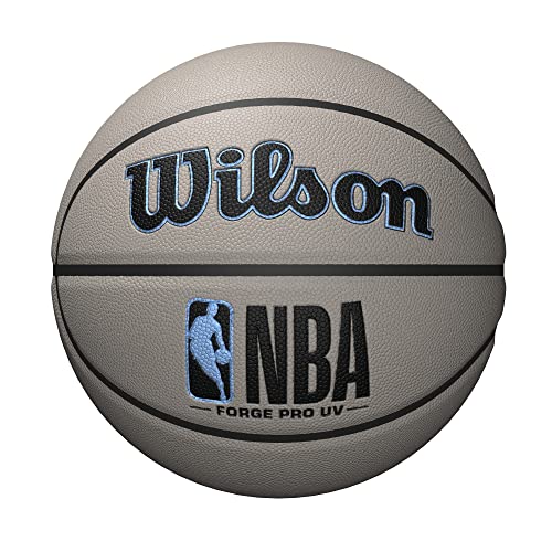 WILSON NBA Forge Pro UV Indoor/Outdoor Basketball - Size 7-29.5", Sand