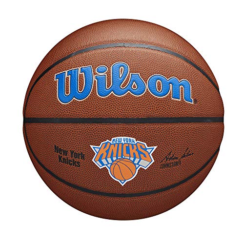 WILSON NBA Team Alliance Basketball - Size 7 - 29.5", New York Knicks