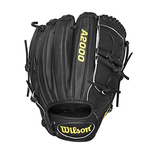 Wilson 2021 Clayton Kershaw A2000 CK22 GM 11.75" Baseball Pitcher's Glove - Black/Yellow, Right Hand Throw