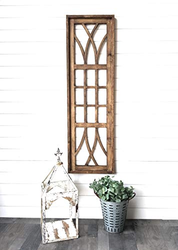 Farmhouse Wooden Wall Window -Large Wood Window Frame-The Longview