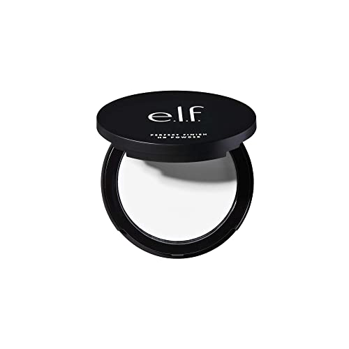 e.l.f., Perfect Finish HD Powder, Convenient, Portable Compact, Fills Fine Lines, Blurs Imperfections, Soft, Smooth Finish, Anytime Wear, 0.28 Oz