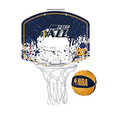 WILSON NBA Team Mini Basketball Hoop - Utah Jazz