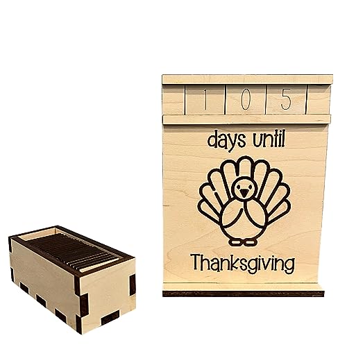 Wood Countdowns From Made By R And R (Thanksgiving)