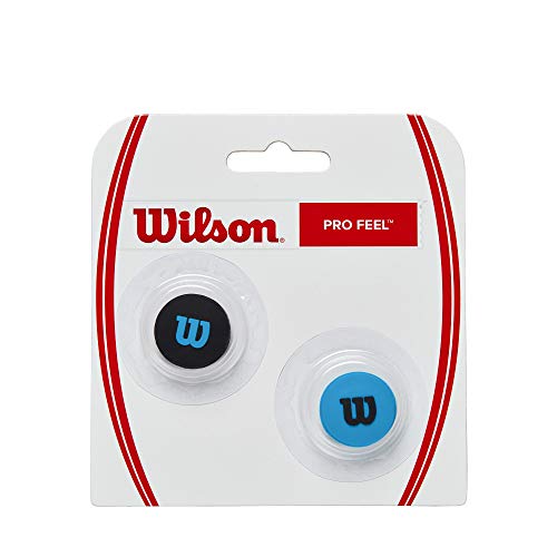 WILSON unisex adult Pro Feel Ultra dampener, BLUE/BLACK, 2 US