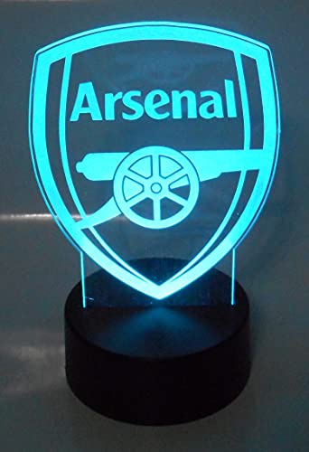 A r s e n a l Cannon Shield 7" Custom Laser Engraved 3D Acrylic Color Changing LED Night Light Lamp