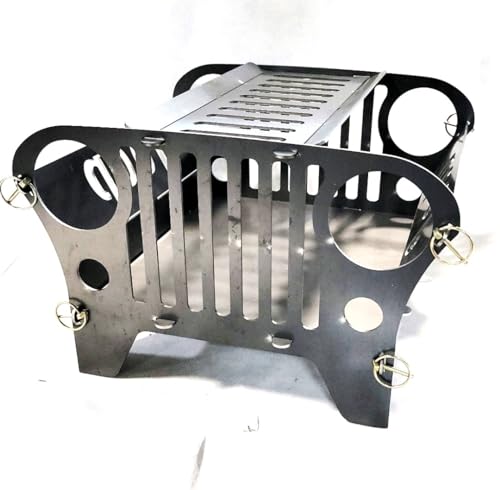 CJ Fire Pit Grill by Sea Biscuit Metal Designs