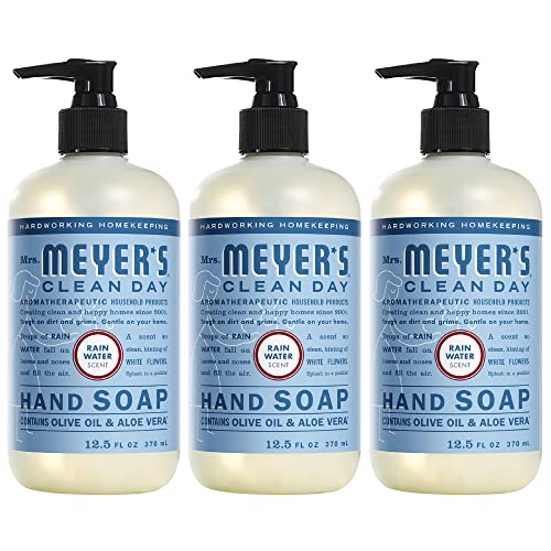 Mrs. Meyer's Clean Day Rain Water, Made with Essential Oils, 12.5 oz - Pack of 3